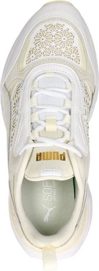 PUMA Cassia Laser Cut Sneakers Beige Vrouw