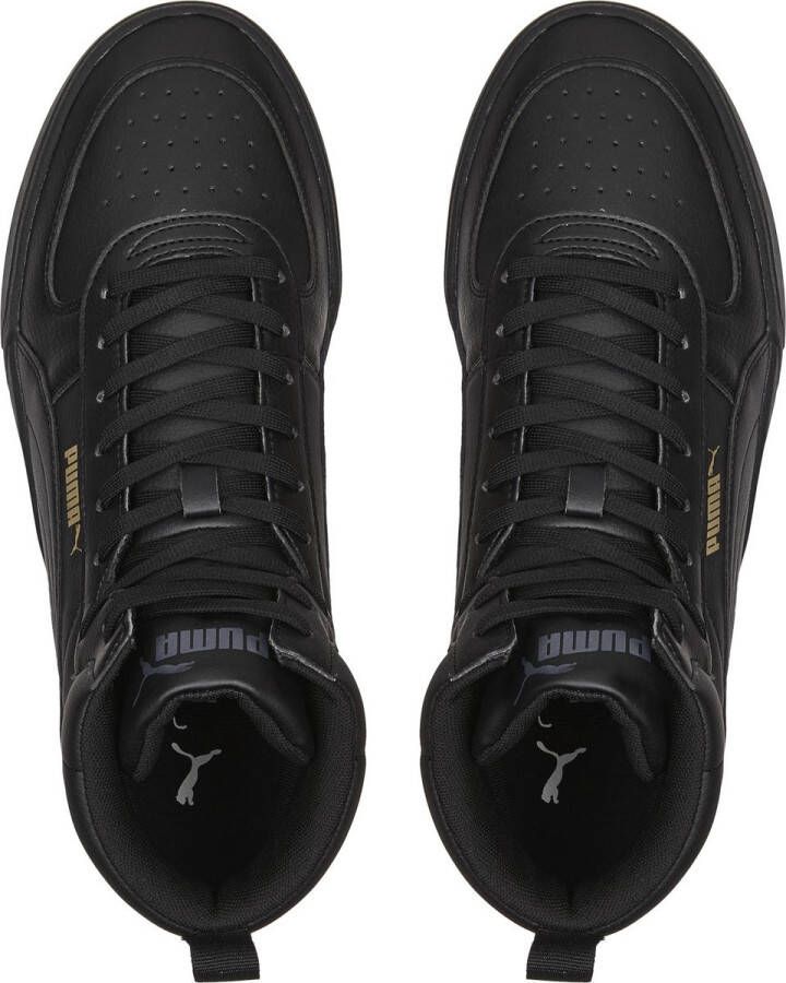 PUMA Caven Mid Unisex Sneakers Black TeamGold Ebony