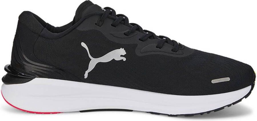 PUMA Electrify Nitro 2 Hardloopschoenen Black Metallic Silver Sunset Glow Heren