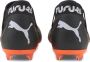 PUMA FUTURE 6.2 NETFIT FG AG Black- White-Shocking Orange Mannen - Thumbnail 2