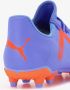 PUMA Future Play Gras Kunstgras Voetbalschoenen (MG) Blauw Oranje Wit - Thumbnail 9