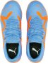 PUMA Future Play Zaalvoetbalschoenen (IN) Kids Blauw Oranje Wit - Thumbnail 4