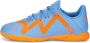 PUMA Future Play Zaalvoetbalschoenen (IN) Kids Blauw Oranje Wit - Thumbnail 8