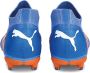 PUMA Future Pro Gras Kunstgras Voetbalschoenen (MG) Blauw Oranje Wit - Thumbnail 4