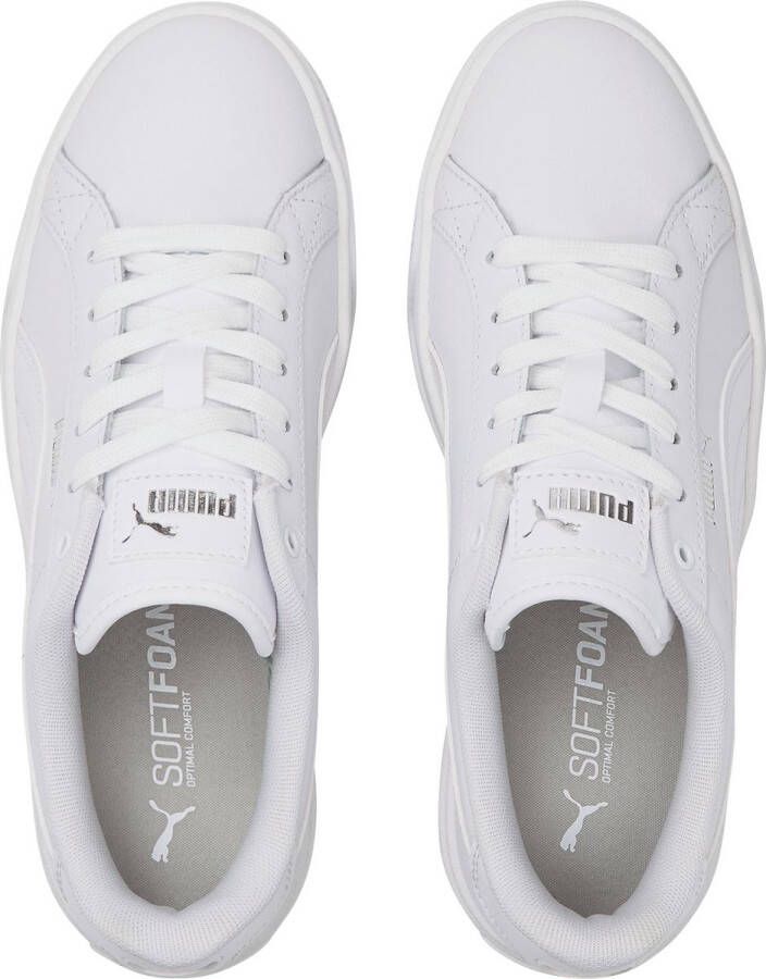 PUMA Karmen L Dames Sneakers White- Silver