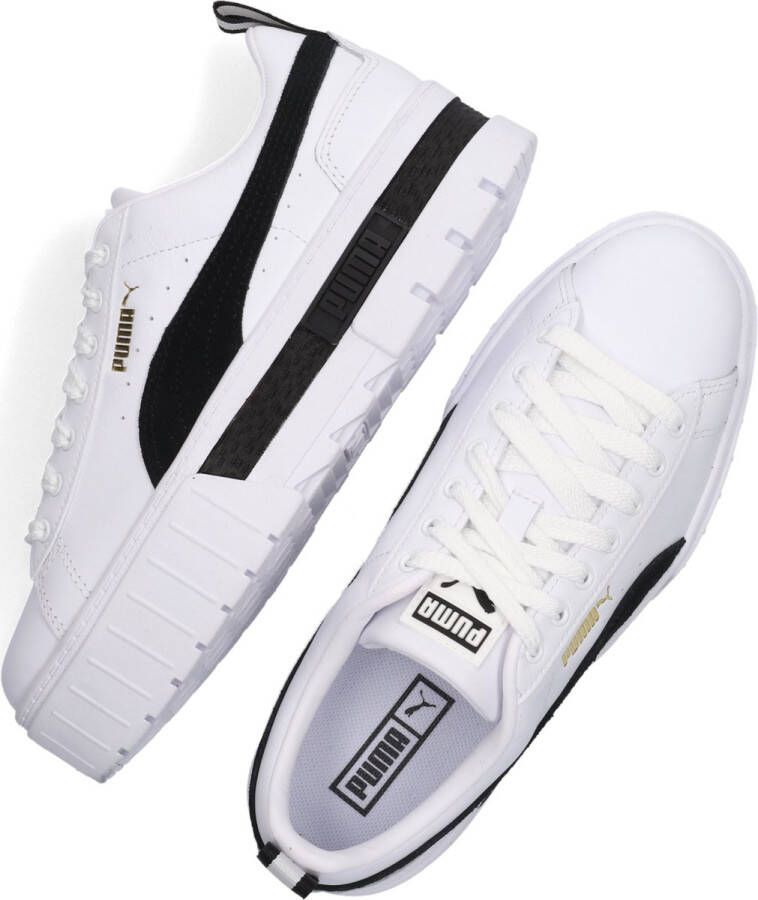 PUMA Mayze Lth Wn Lage sneakers Leren Sneaker Dames Wit