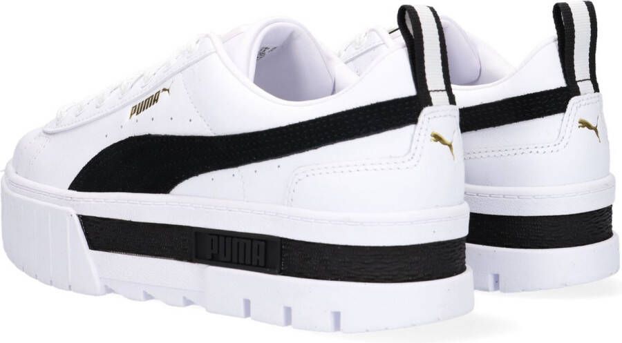 PUMA Mayze Lth Wn Lage sneakers Leren Sneaker Dames Wit