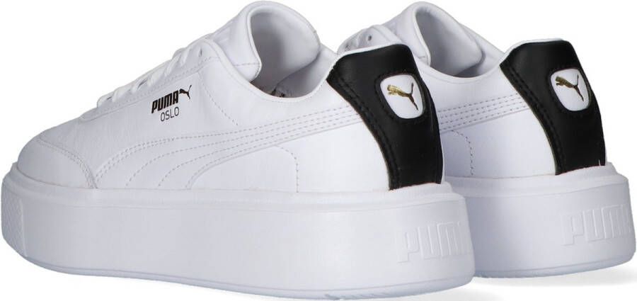 PUMA Oslo Maja Metal Wn's Lage sneakers Leren Sneaker Dames Wit