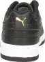 Puma RBD game Low leren sneakers zwart wit Jongens Meisjes Leer Effen 37 - Thumbnail 13