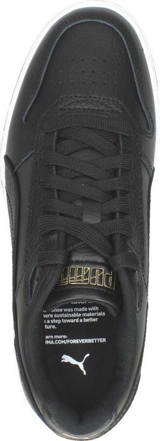 PUMA RBD Game Low Jr Kinder Sneakers Zwart Wit Goud