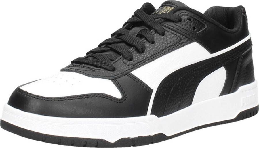 PUMA RBD Game Low Unisex Sneakers Zwart Wit Goud