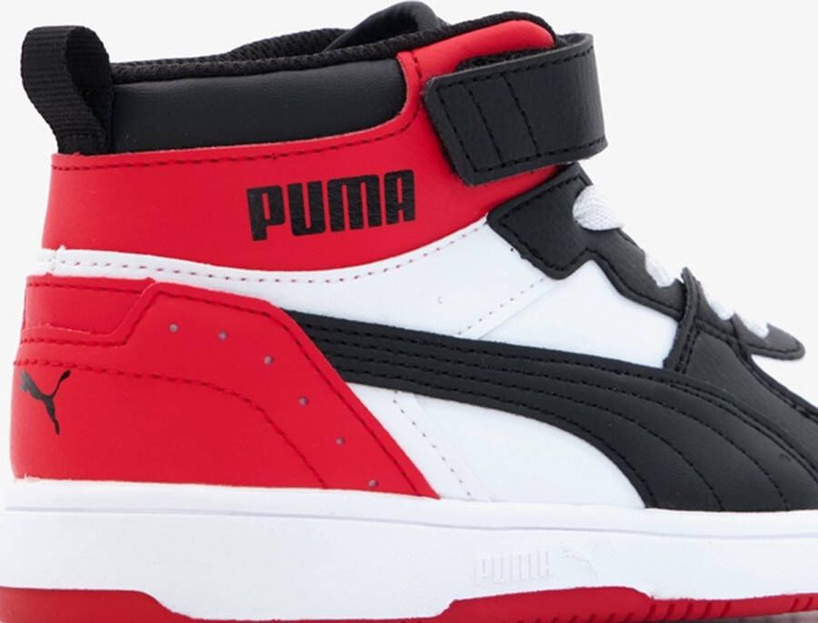 PUMA Rebound JOY AC PS Unisex Sneakers White Black HighRiskRed