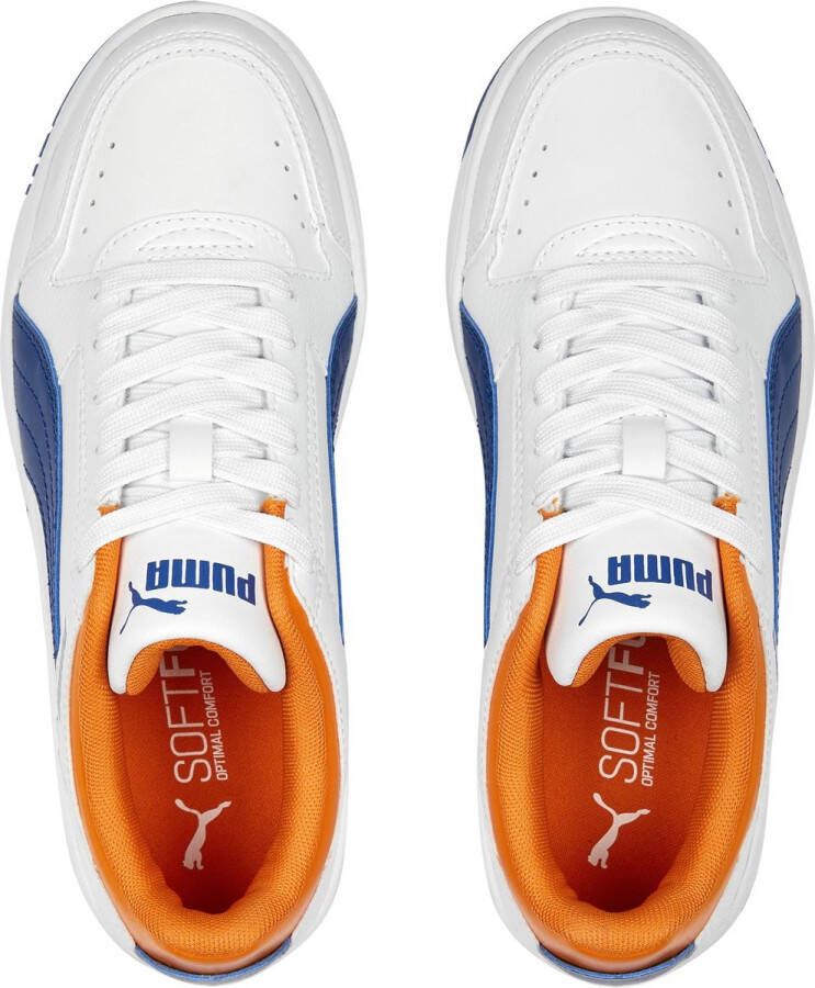 PUMA Rebound JOY Lo Jr Unisex Sneakers White ClydeRoyal RickieOrange