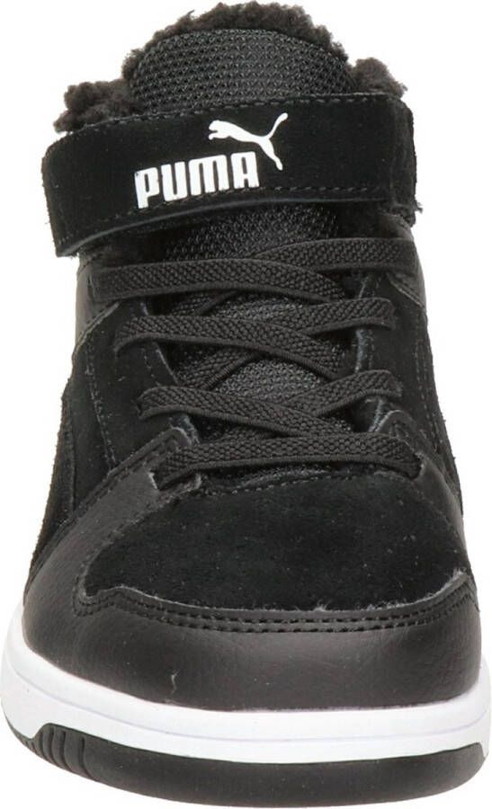 PUMA Rebound Layup Fur SD V PS jongens sneakers Zwart Uitneembare zool