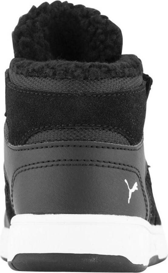 PUMA Rebound Layup Fur SD V PS jongens sneakers Zwart Uitneembare zool