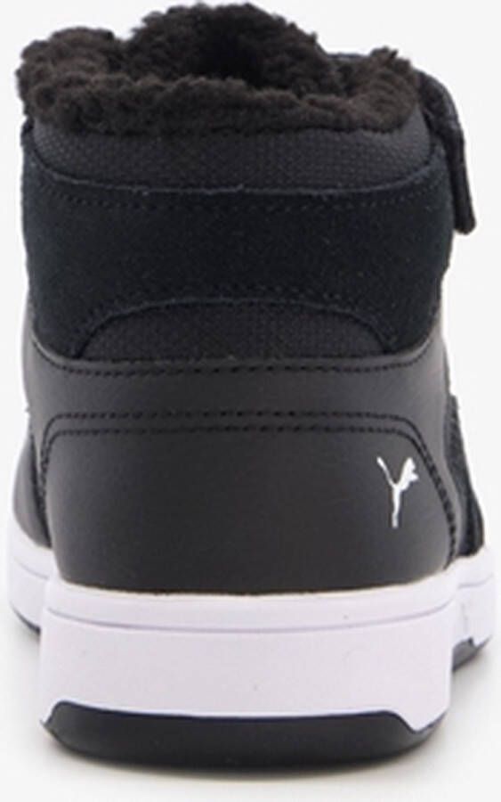 PUMA Rebound Layup Fur SD V PS jongens sneakers Zwart Uitneembare zool