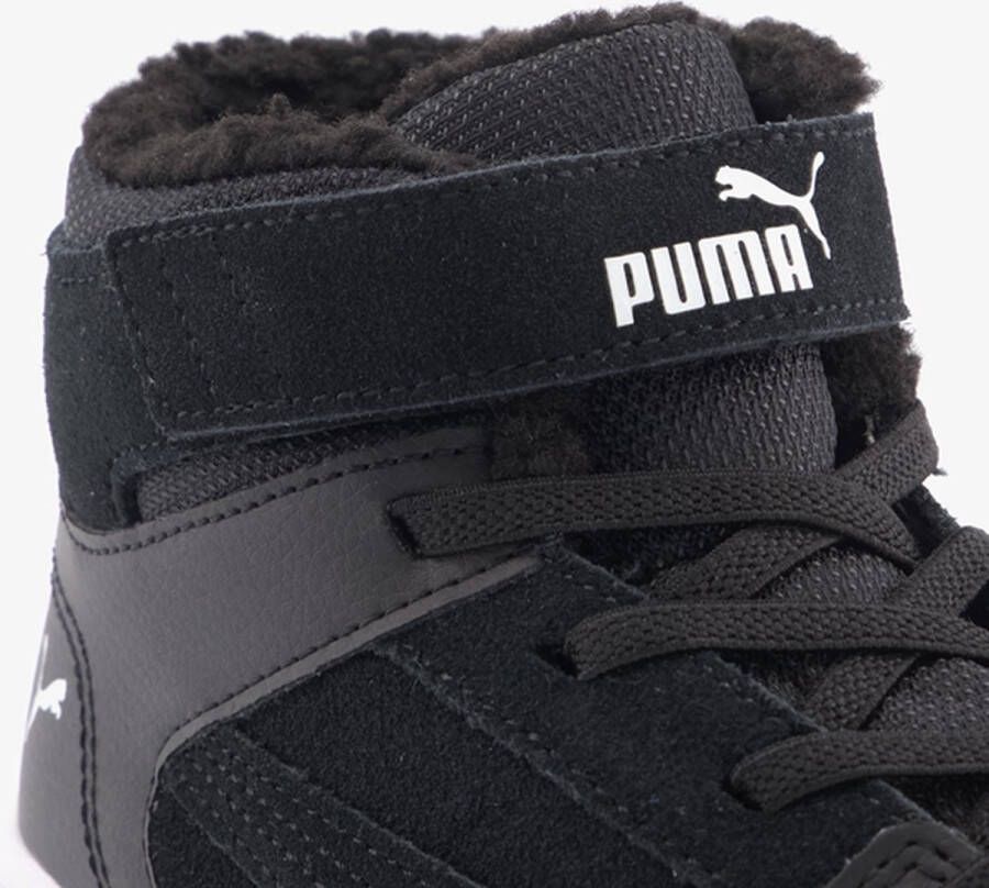 PUMA Rebound Layup Fur SD V PS jongens sneakers Zwart Uitneembare zool