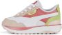 Puma Cruise Rider Peony sneakers wit roze groen Meisjes Mesh Meerkleurig 30 - Thumbnail 8