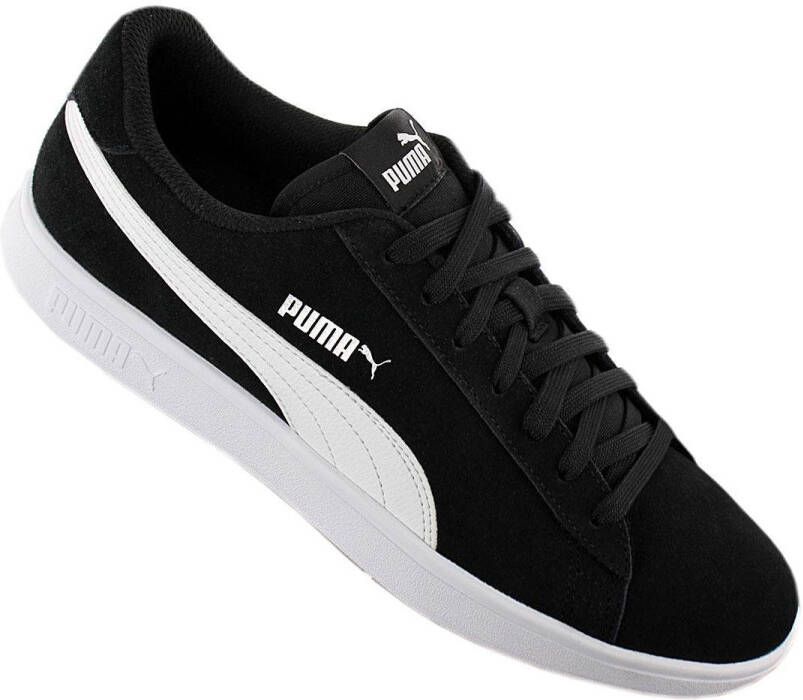 PUMA Smash v2 Sneakers Unisex Black- White- Silver