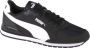 PUMA St Runner V3 NL 384857-01 Mannen Zwart Sneakers - Thumbnail 8