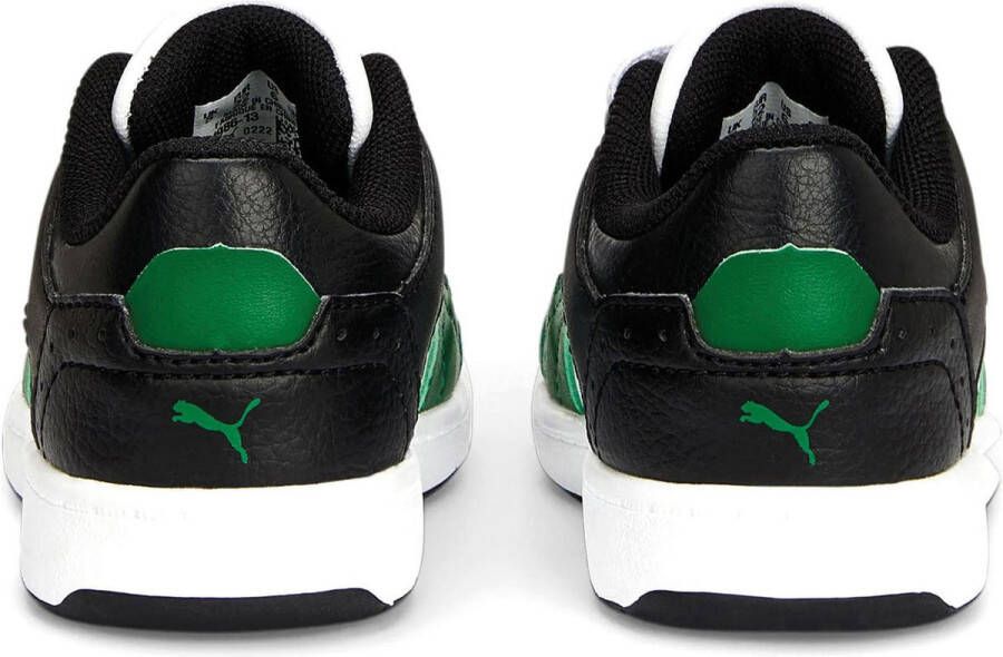 Puma Rebound Joy Lo AC sneakers zwart wit groen Imitatieleer 24 - Foto 5