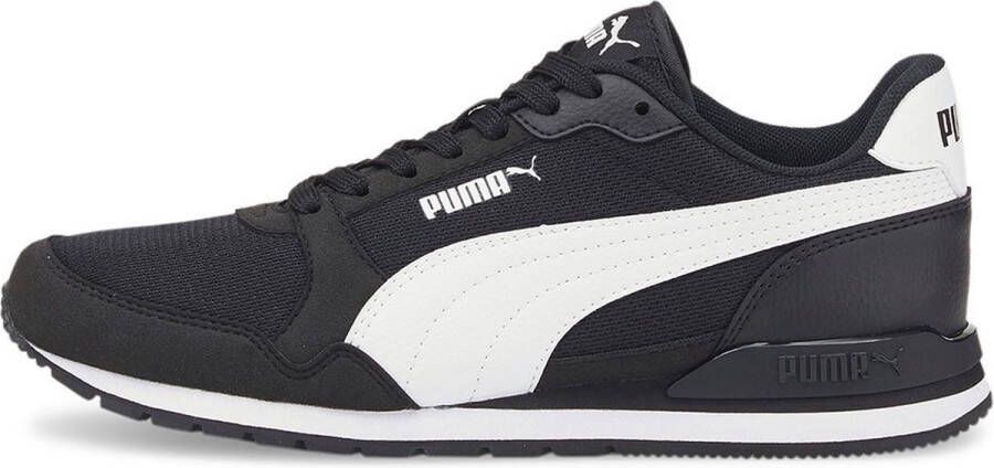 PUMA ST Runner V3 Mesh Sneakers Black White Kinderen