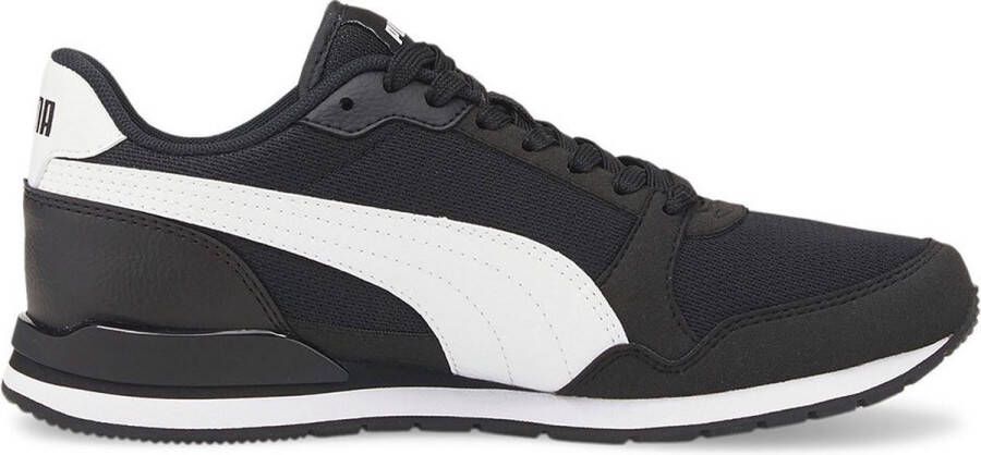 PUMA ST Runner V3 Mesh Sneakers Black White Kinderen