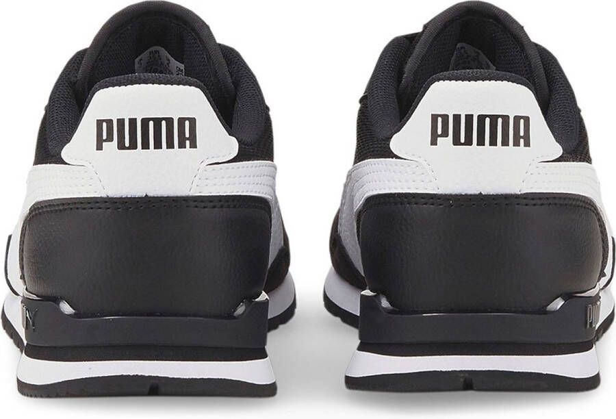 PUMA ST Runner V3 Mesh Sneakers Black White Kinderen