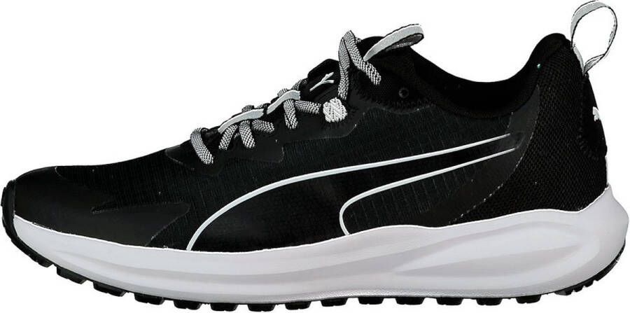 PUMA Twitch Runner Trailrunningschoenen Heren Black White