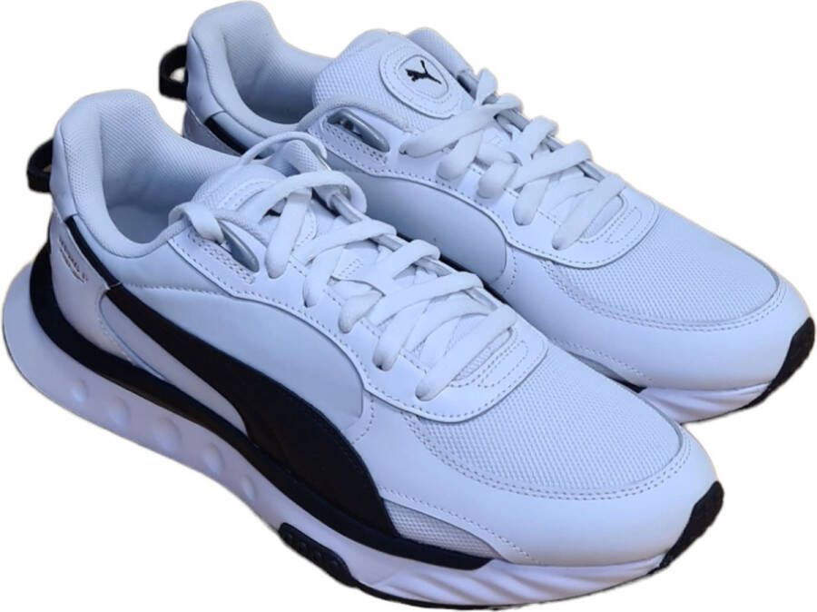 Puma Wild Rider Schoenen White Synthetisch Leer