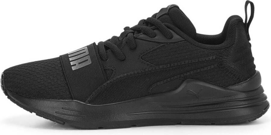 PUMA Wired Run Pure Junior Hardloopschoenen Zwart 1 2 Jongen - Foto 2