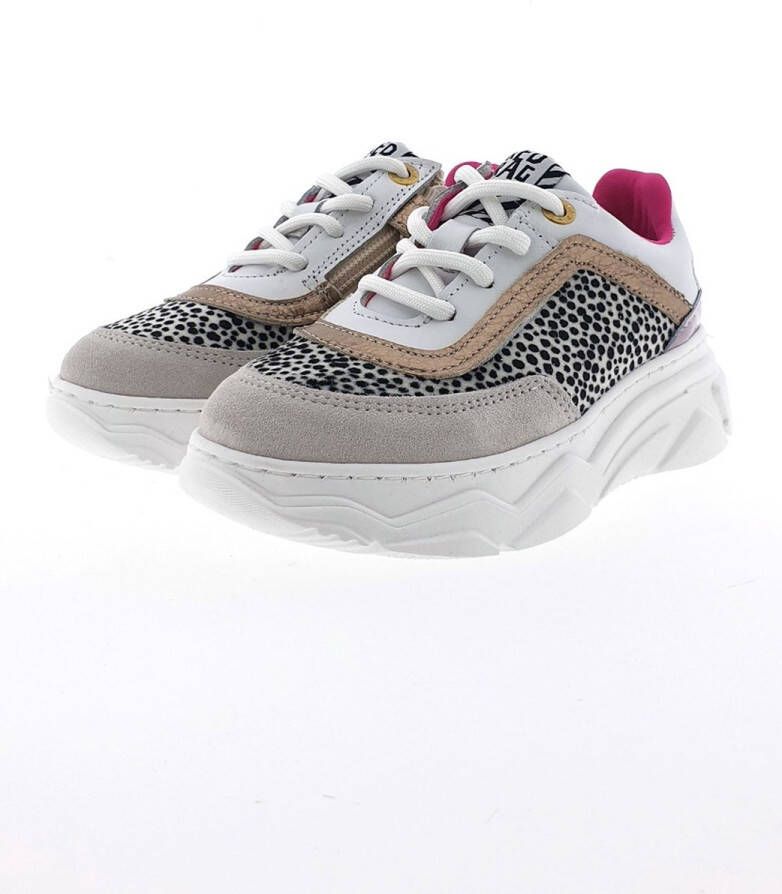 Red Rag 13288 chunky leren sneakers beige multi Meisjes Leer Meerkleurig 30 - Foto 10