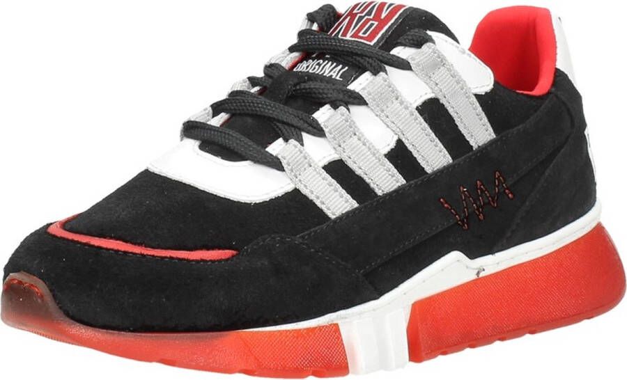 Red-Rag 13593 Lage sneakers Jongens Zwart