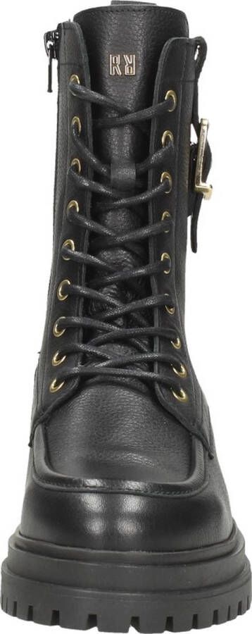 Red-Rag 71526 Veterboots Laarzen Met Veters Dames Zwart