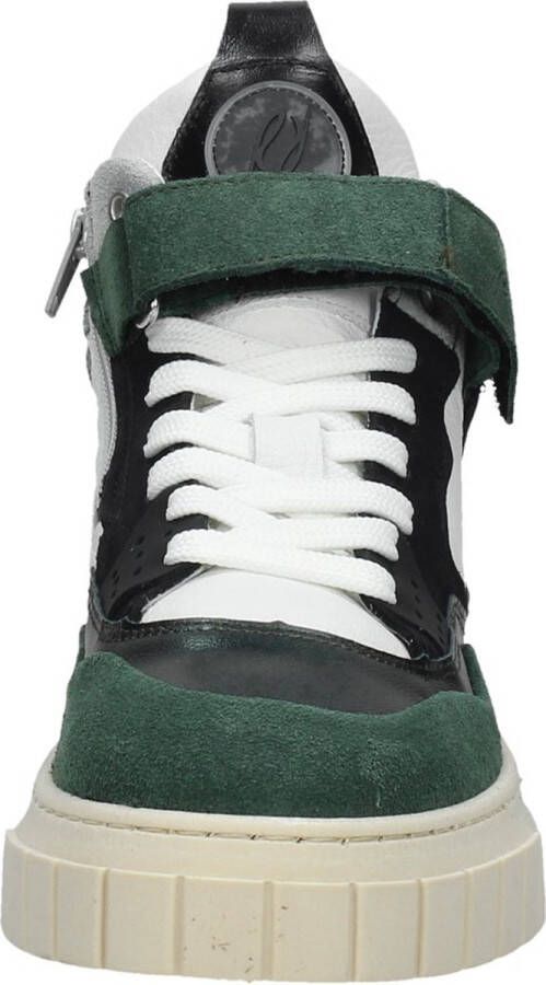 Red-Rag 71538 Hoge sneakers Leren Sneaker Dames Groen