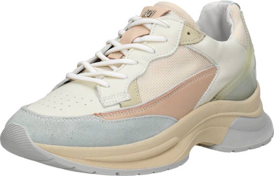 Red-Rag 76638 Lage sneakers Leren Sneaker Dames Beige