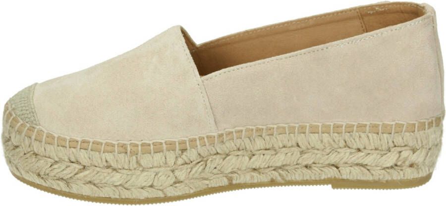 Red Rag Beige Suède Espadrilles met Plateauzool Beige Dames - Foto 10