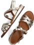 RED-RAG Sandalen Dames 79542 Tiny Wedge Maat: 36 Materiaal: Leer Kleur: Goud - Thumbnail 2