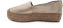 RED-RAG Espadrilles Dames 78136 Maat: 38 Materiaal: Leer Kleur: Goud - Thumbnail 11