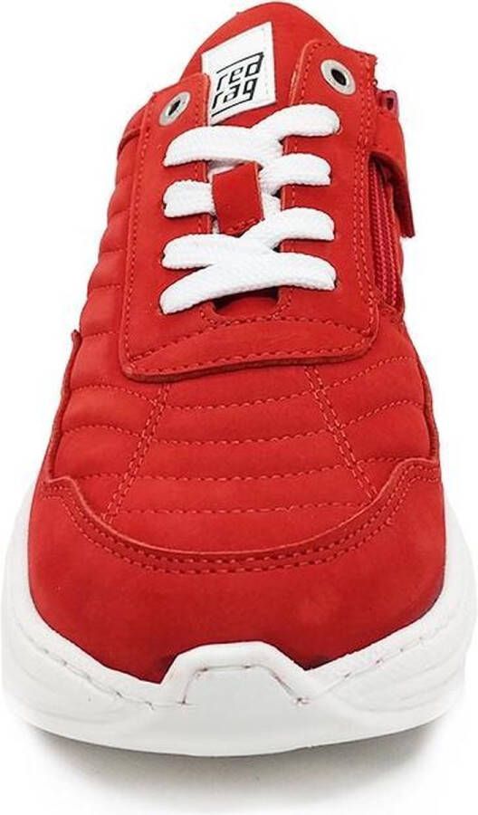 Red-Rag Rode Sneakers Brushed Washed