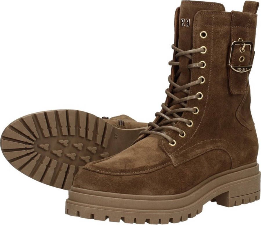 Red Rag Veterschoenen Hoog Veterschoenen Hoog taupe