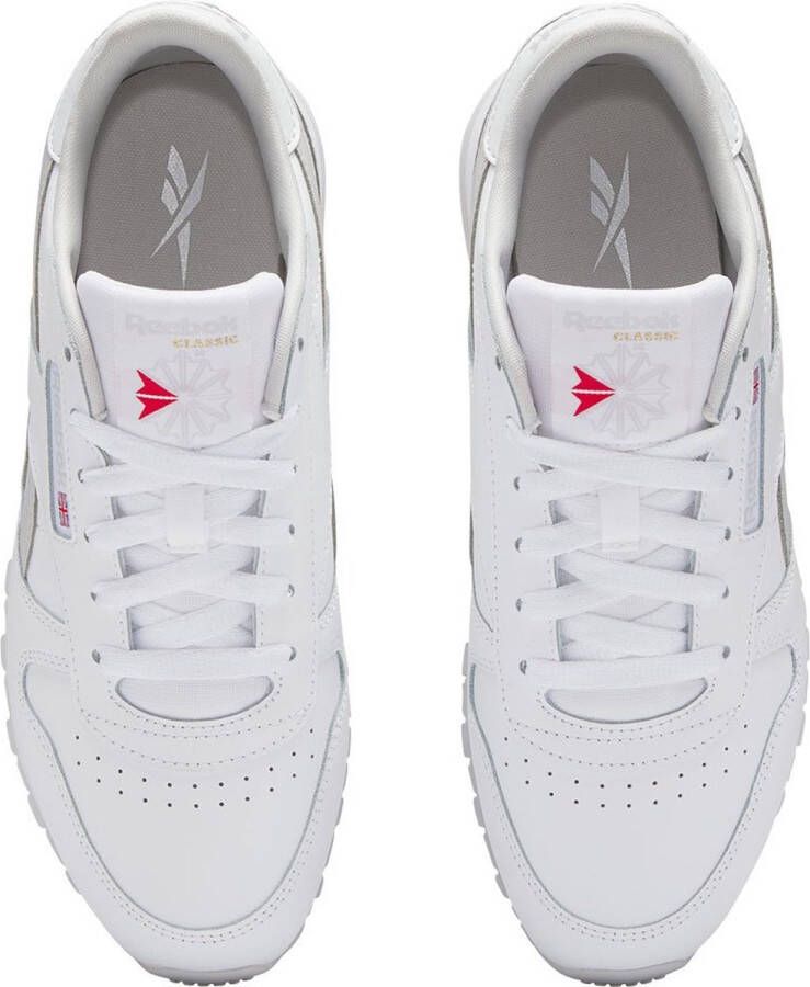 REEBOK CLASSICS Leather Junior Trainers Ftwr White Ftwr White Pure Grey 2 Kinderen