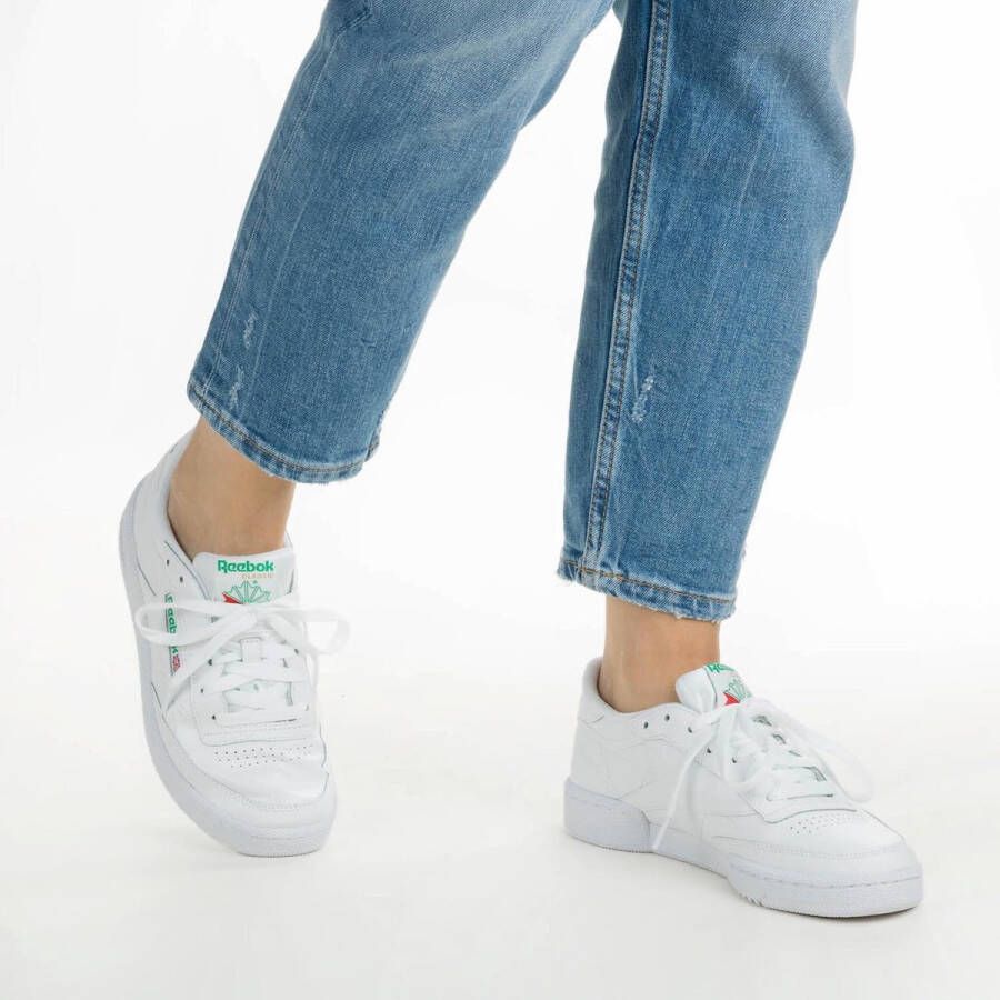 Reebok Club Sneakers Heren Intense White Green