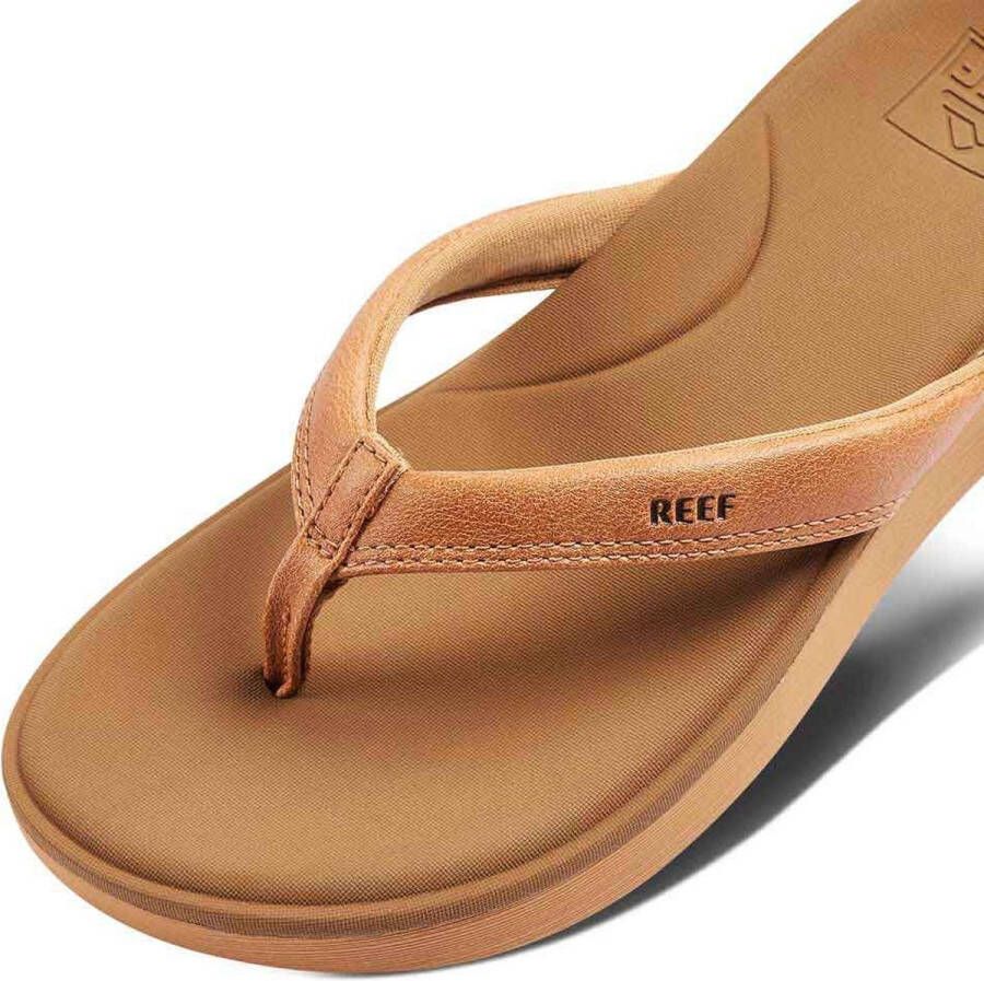 Reef Cushion Cloudnatural Dames Slippers Cognac - Foto 8