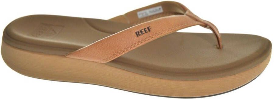 Reef Cushion Cloudnatural Dames Slippers Cognac - Foto 9