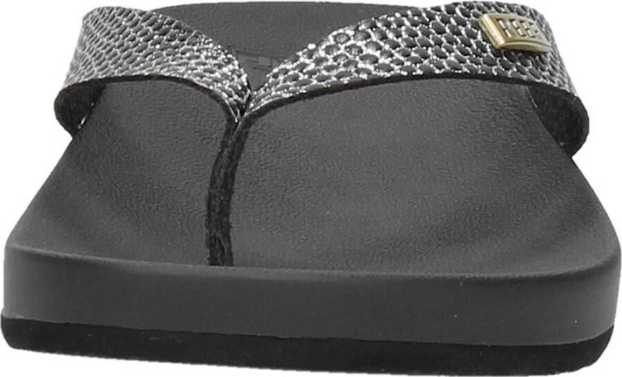 Reef Cushion Court Teenslippers Dames Zwart