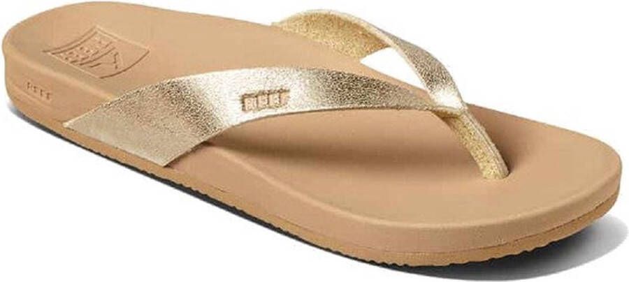 Reef Cushion Court Teenslippers Tan champagne