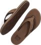 Bruin Tinten Cushion Teenslippers Zomer slippers Heren Cognac - Thumbnail 5