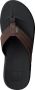 Reef Cushion Phantom Leather Heren Slippers Black Brown - Thumbnail 6