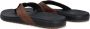 Reef Cushion Phantom Leather Heren Slippers Black Brown - Thumbnail 9